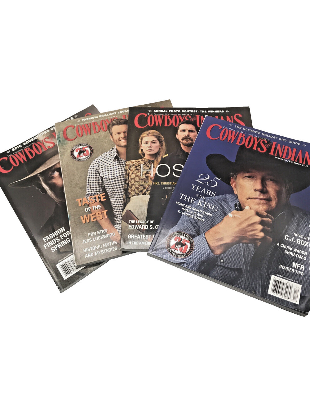 Cowboys & Indians Magazine 2018 2019 George Strait Woody Harrelson Blake Shelton
